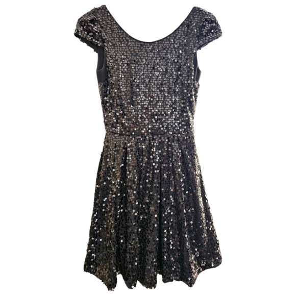 Delia's black sequins cap sleeve dress. Size xs - Picture 1 of 5